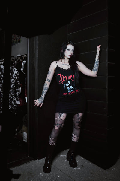 Dracula (Love never dies) Lace Strap Dress
