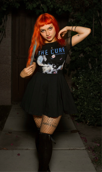 The Cure Fishnet Baby Doll Dress