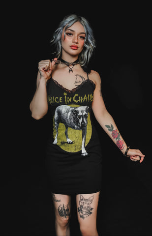 Alice in Chains Lace Strap Dress