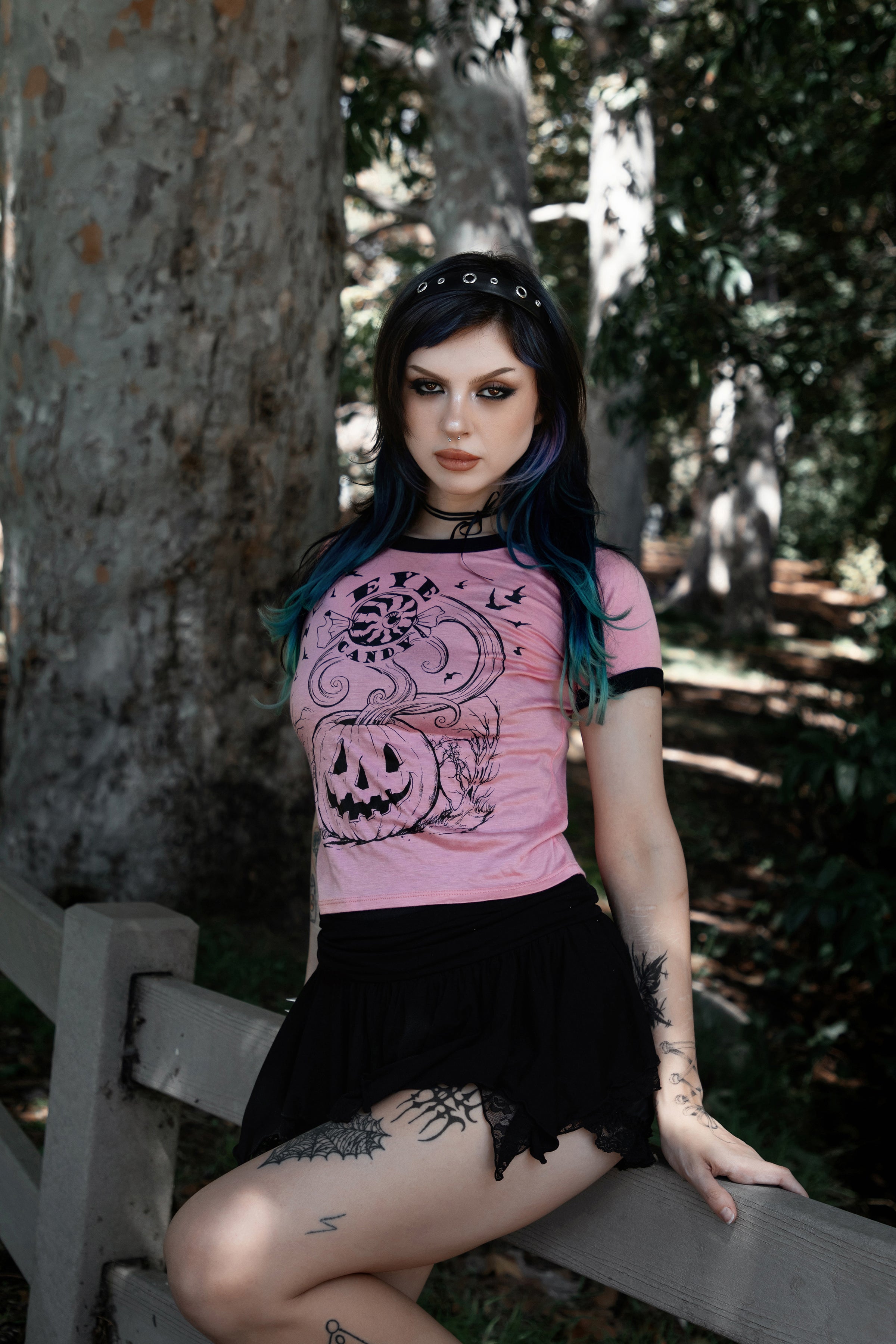 Eyecandy Ringer Tee