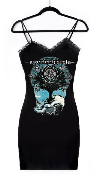 A Perfect Circle Lace Strap Dress