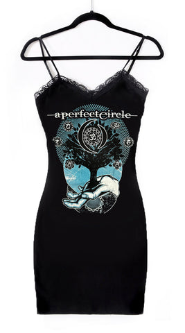 A Perfect Circle Lace Strap Dress