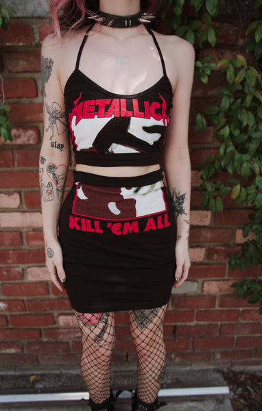 Two Piece Metallica (Kill ‘Em All) Dress