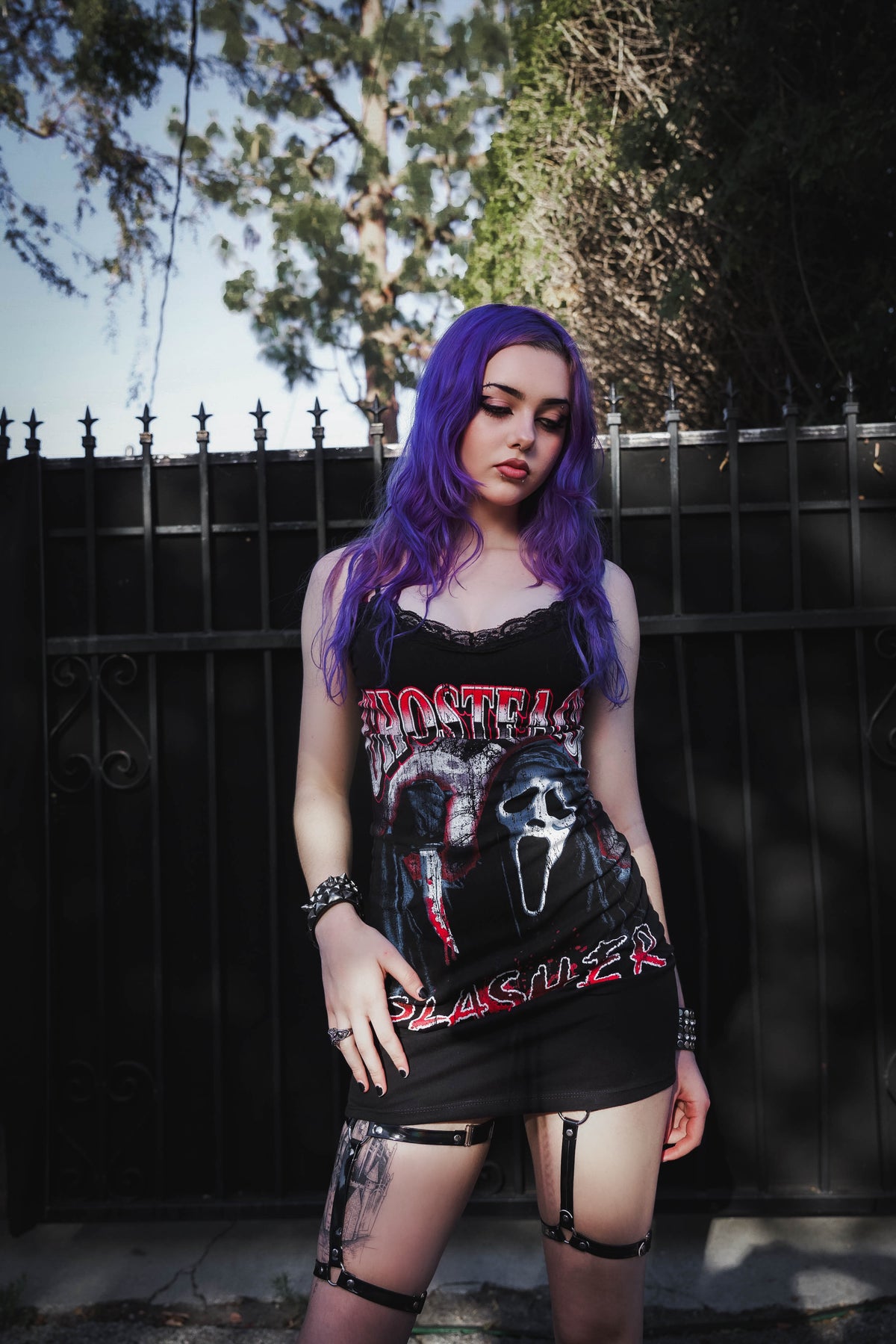 Ghostface Lace Strap Dress – Vera's Eyecandy