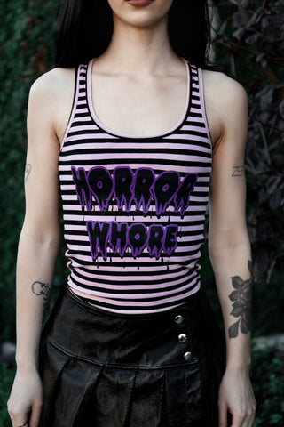 Horror Whore Ribbed Tank