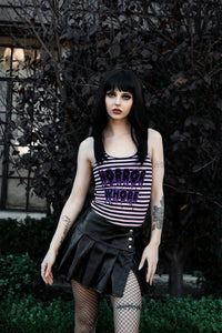 Horror Whore Ribbed Tank