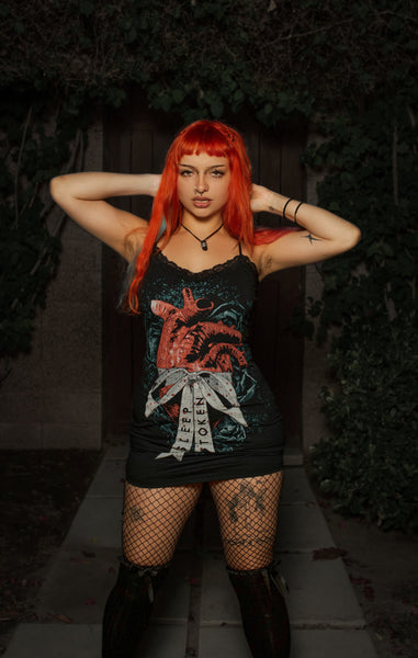 Sleep Token Lace Strap Dress