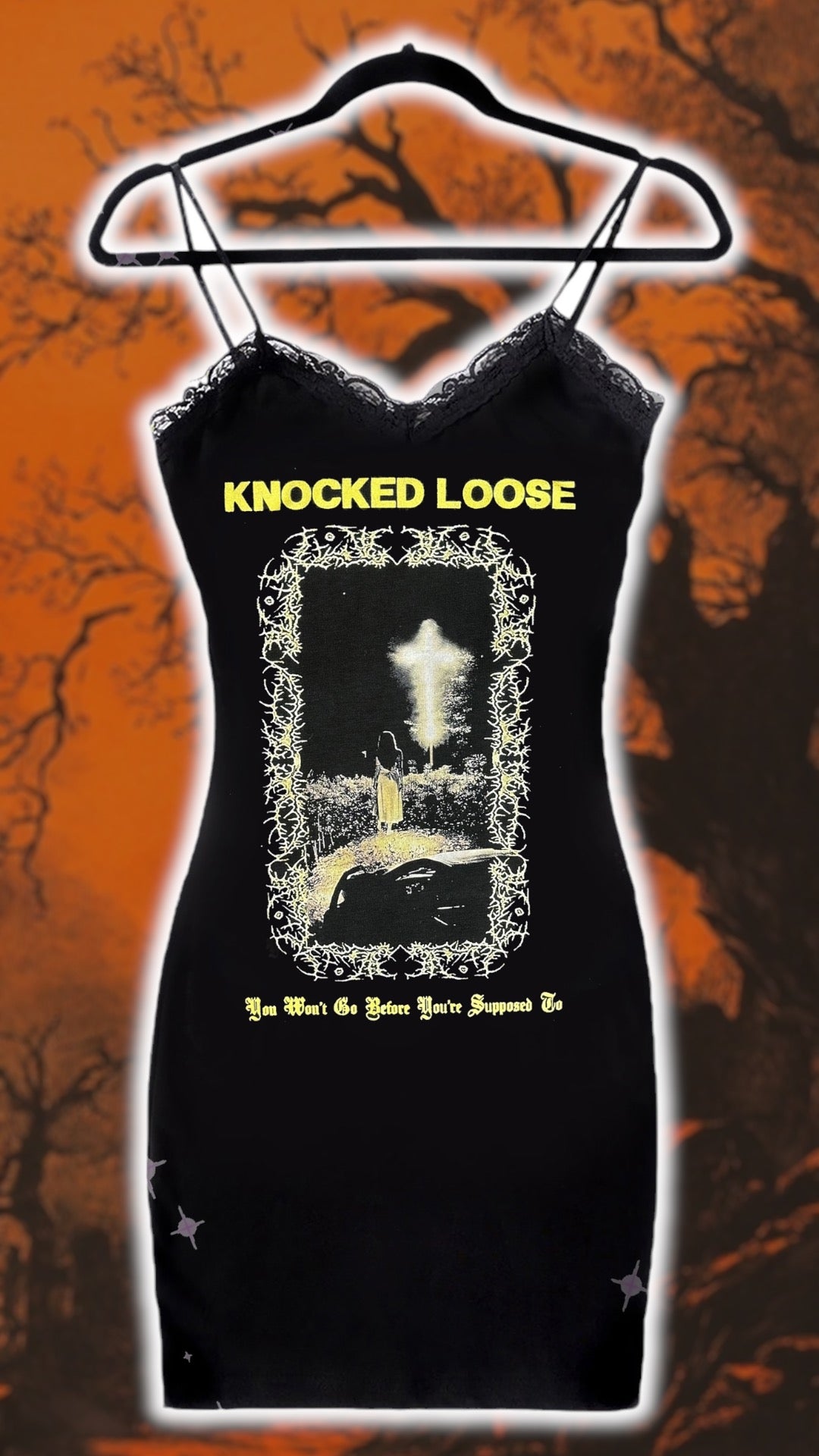 Knocked Loose Lace Strap Dress