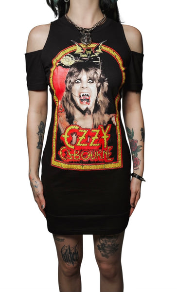 Ozzy Shoulder-Cut Dress