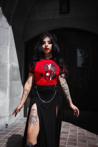 Dracula KISS Ringer Tee