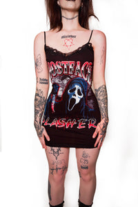 Ghostface Lace Strap Dress