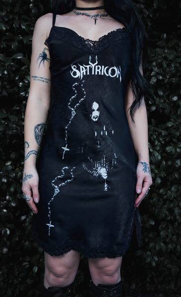 Satyricon Mini Slip Dress (Rosary)