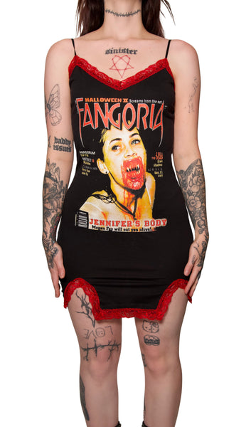 Jennifer's Body (Fangoria) Slit Red Lace Dress