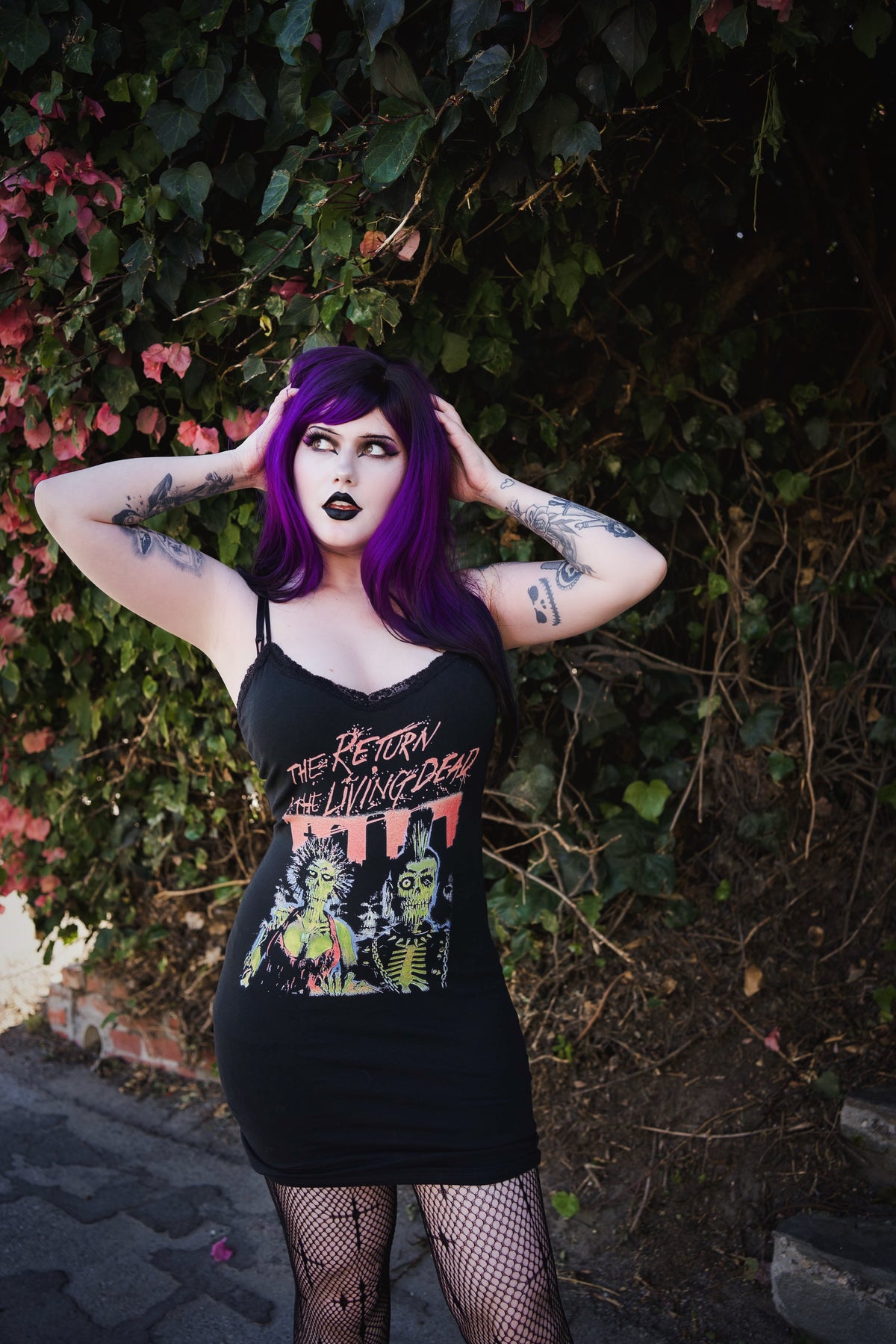 The Return of the Living Dead Lace Strap Dress