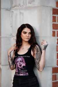 Girl, Interrupted Ribbed Tank Top