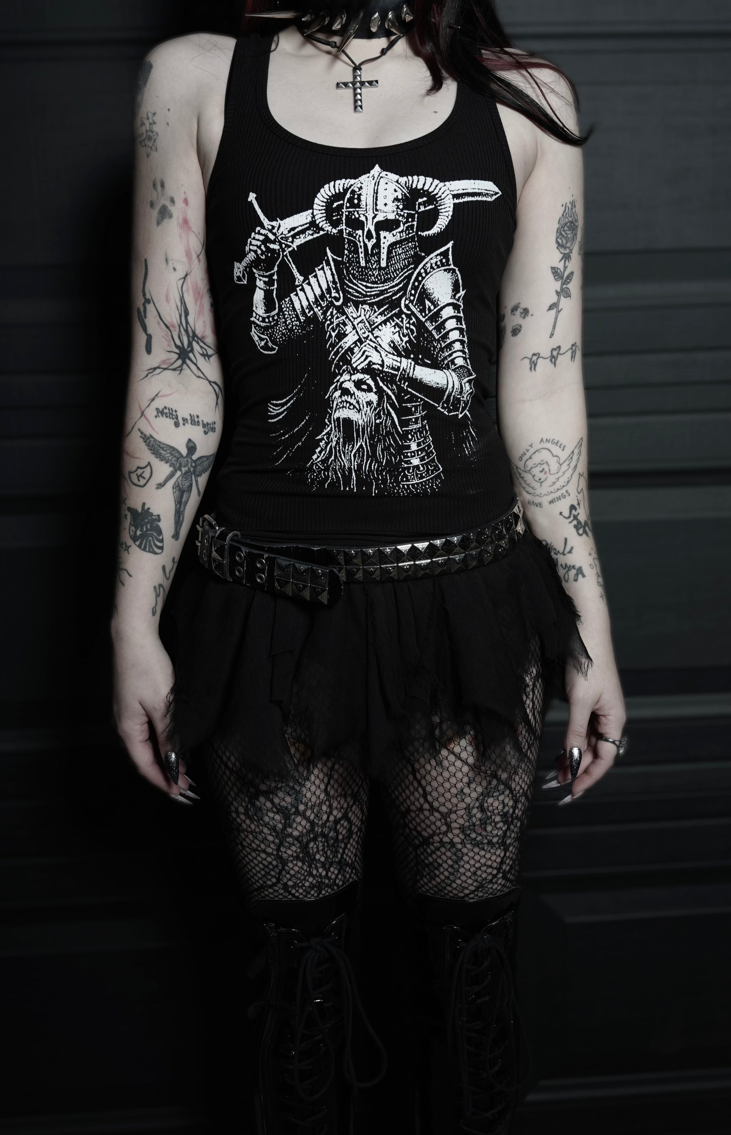 Butcher Ribbed Tank Top