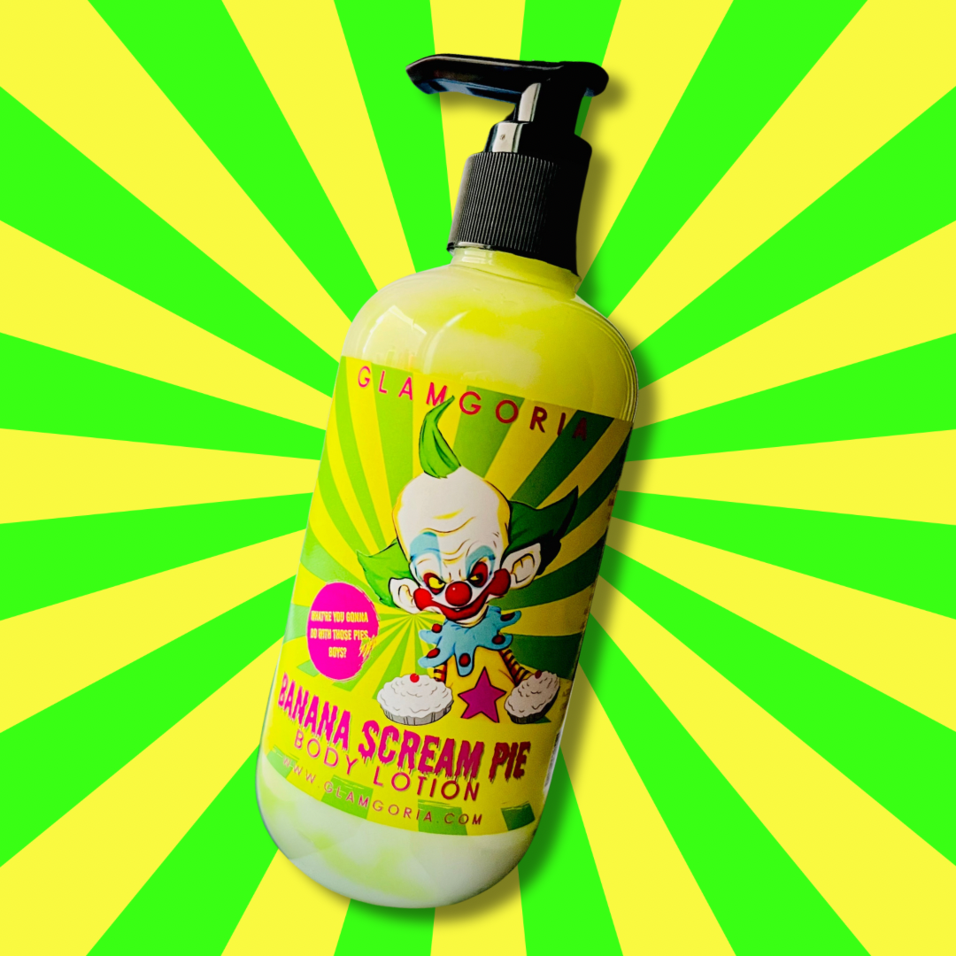 Killer Klowns Banana Scream Pie Body Lotion (Ships from Glamgoria)(U.S. ONLY)