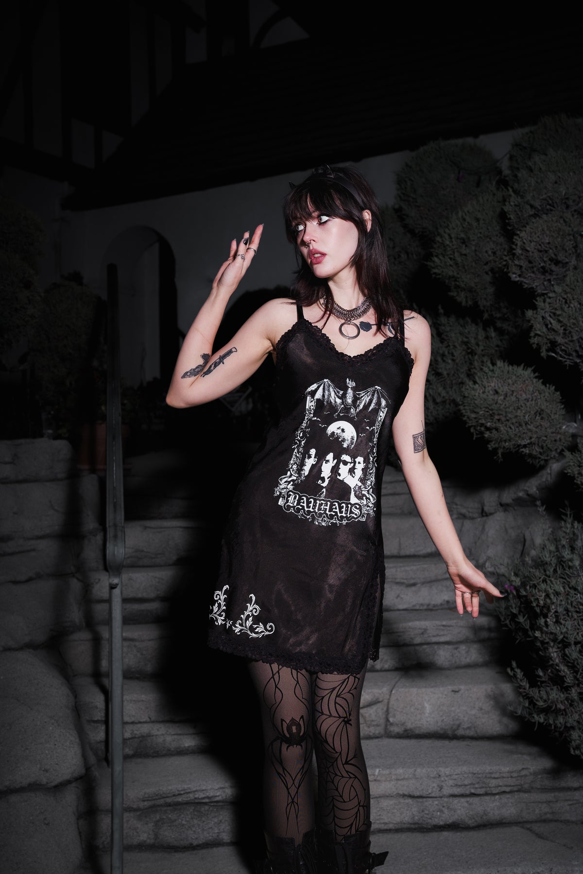 Bauhaus Mini Slip Dress