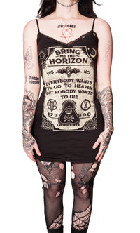 Bring Me the Horizon Lace Strap Dress