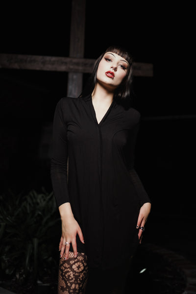 Almost Dead Long Cardigan