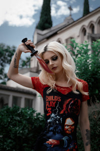 Chucky Red Lace Dress