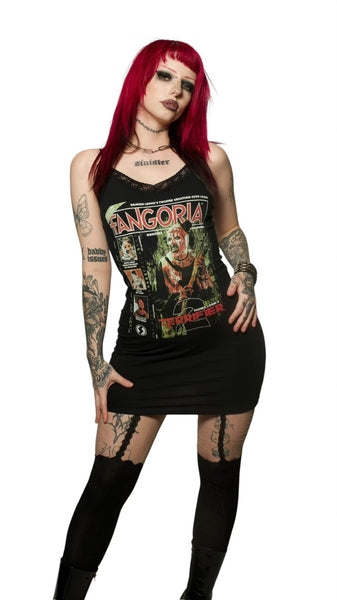 Terrifier X Fangoria Magazine Cover Lace Strap Dress