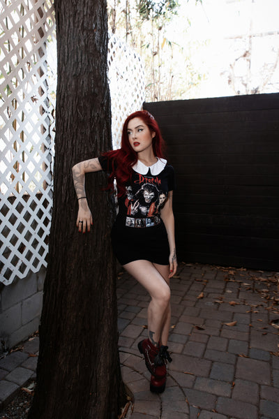Dracula Peter Pan Collar Dress