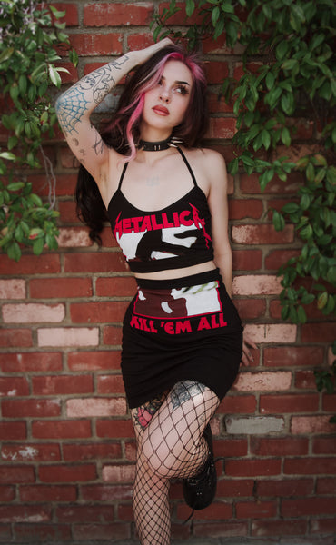 Two Piece Metallica (Kill ‘Em All) Dress