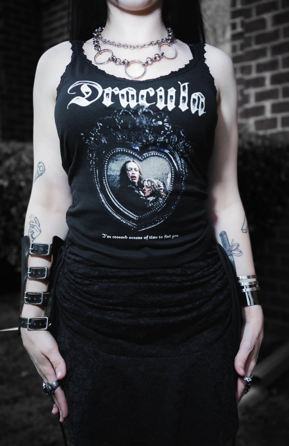 Oceans of Time Ribbed Lace Tank (Limited edition)