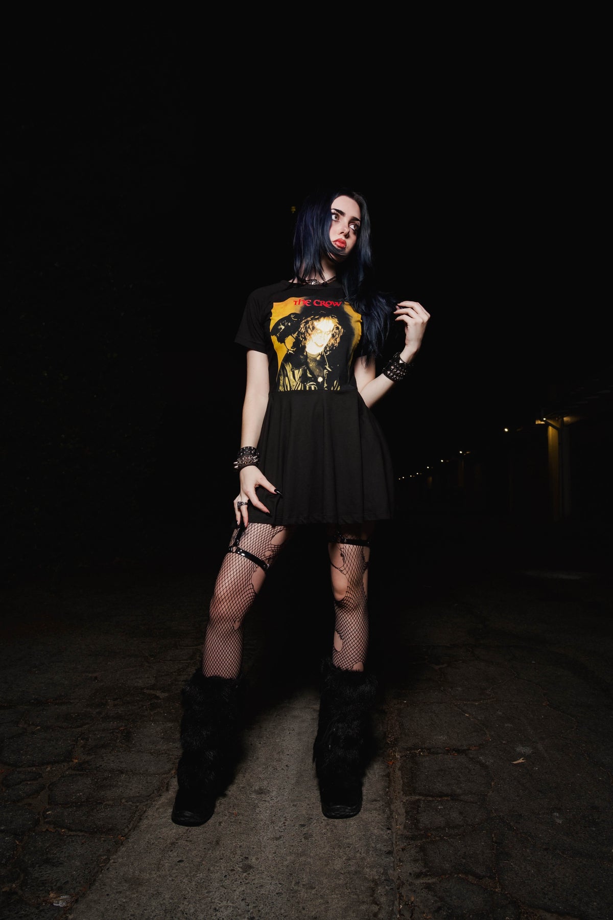 The Crow Baby Doll Dress (Black)