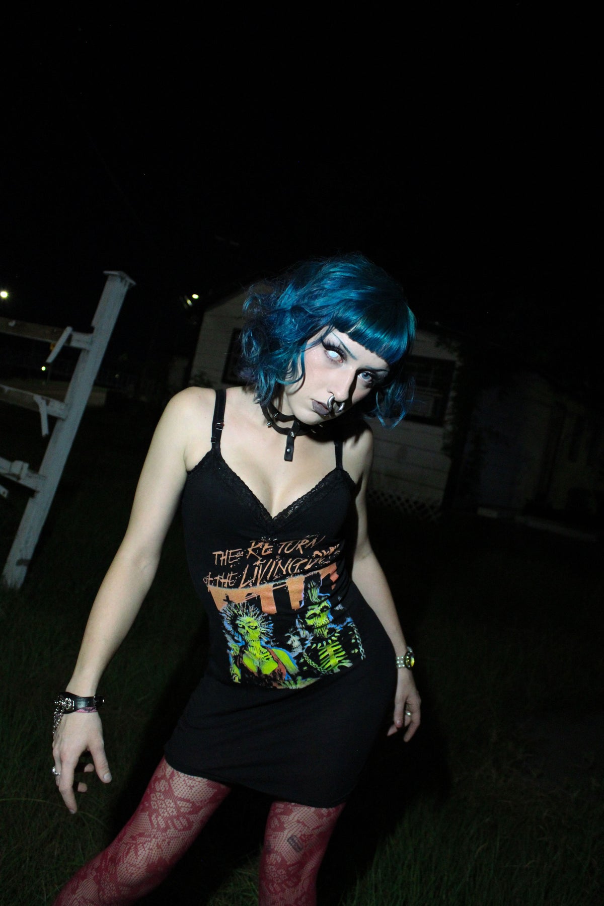 The Return of the Living Dead Lace Strap Dress