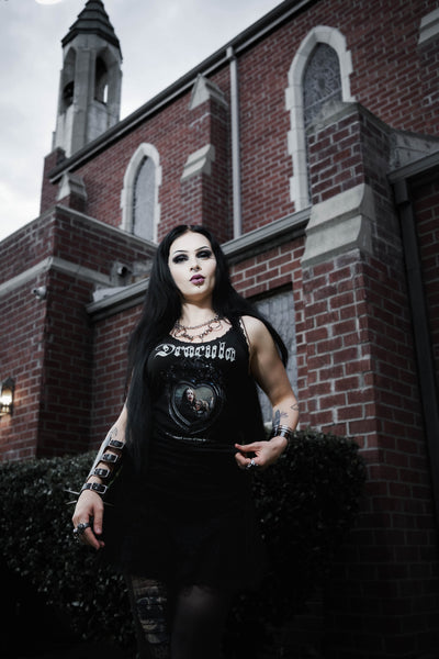 Oceans of Time Ribbed Lace Tank (Limited edition)