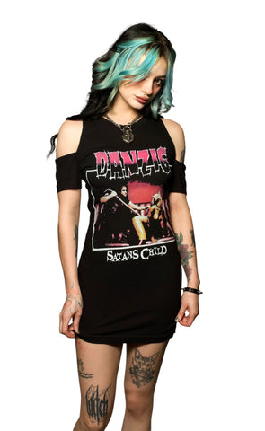 Danzig Shoulder-Cut Dress