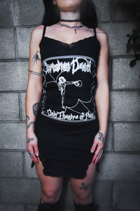Christian Death Slit Lace Dress