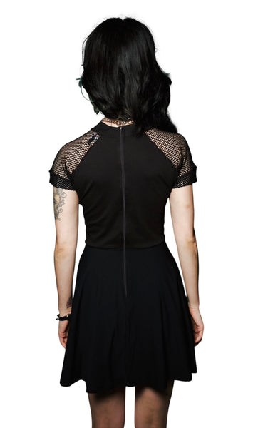 The Cure Fishnet Baby Doll Dress