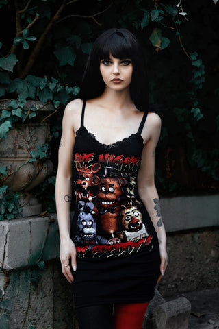 Five Nights at Freddy's Lace Strap Dress