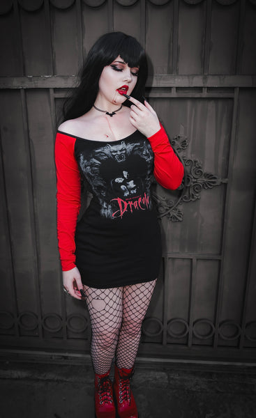 Dracula Off- Shoulder Dress