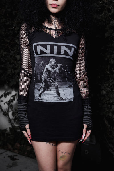 NIN Fishnet Dress