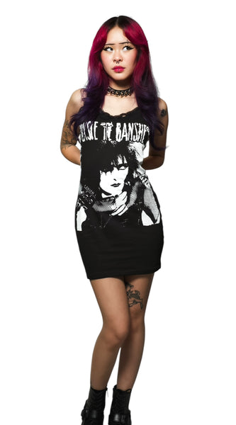 Siouxsie and the Banshees Lace Strap Dress