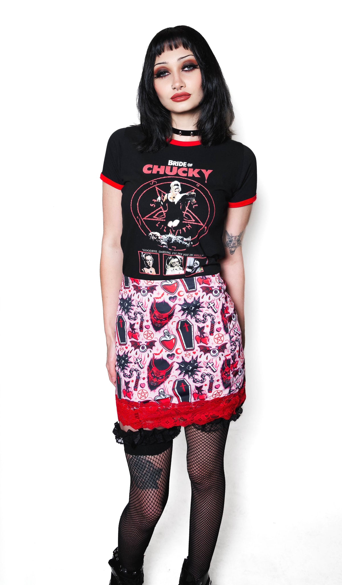 Devil in love Lace Skirt