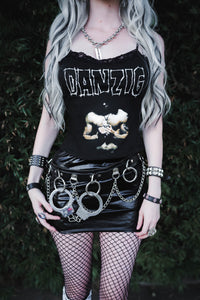 Danzig Cropped Lace Tank
