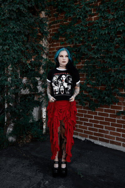 Jennifer's Body Ringer Tee (Eat your soul)