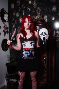 Scream Lace Strap Dress