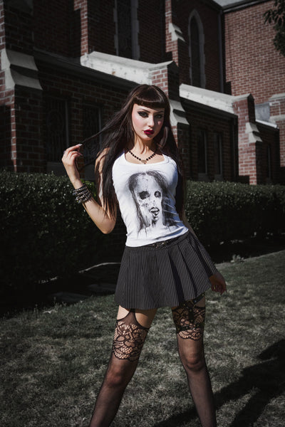 Scary Stories Ribbed Tank Top
