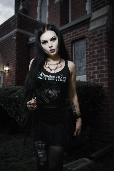 Oceans of Time Ribbed Lace Tank (Limited edition)