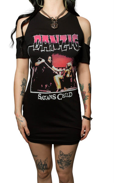 Danzig Shoulder-Cut Dress