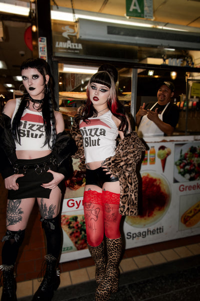 Pizza Slut Ribbed Tank Top