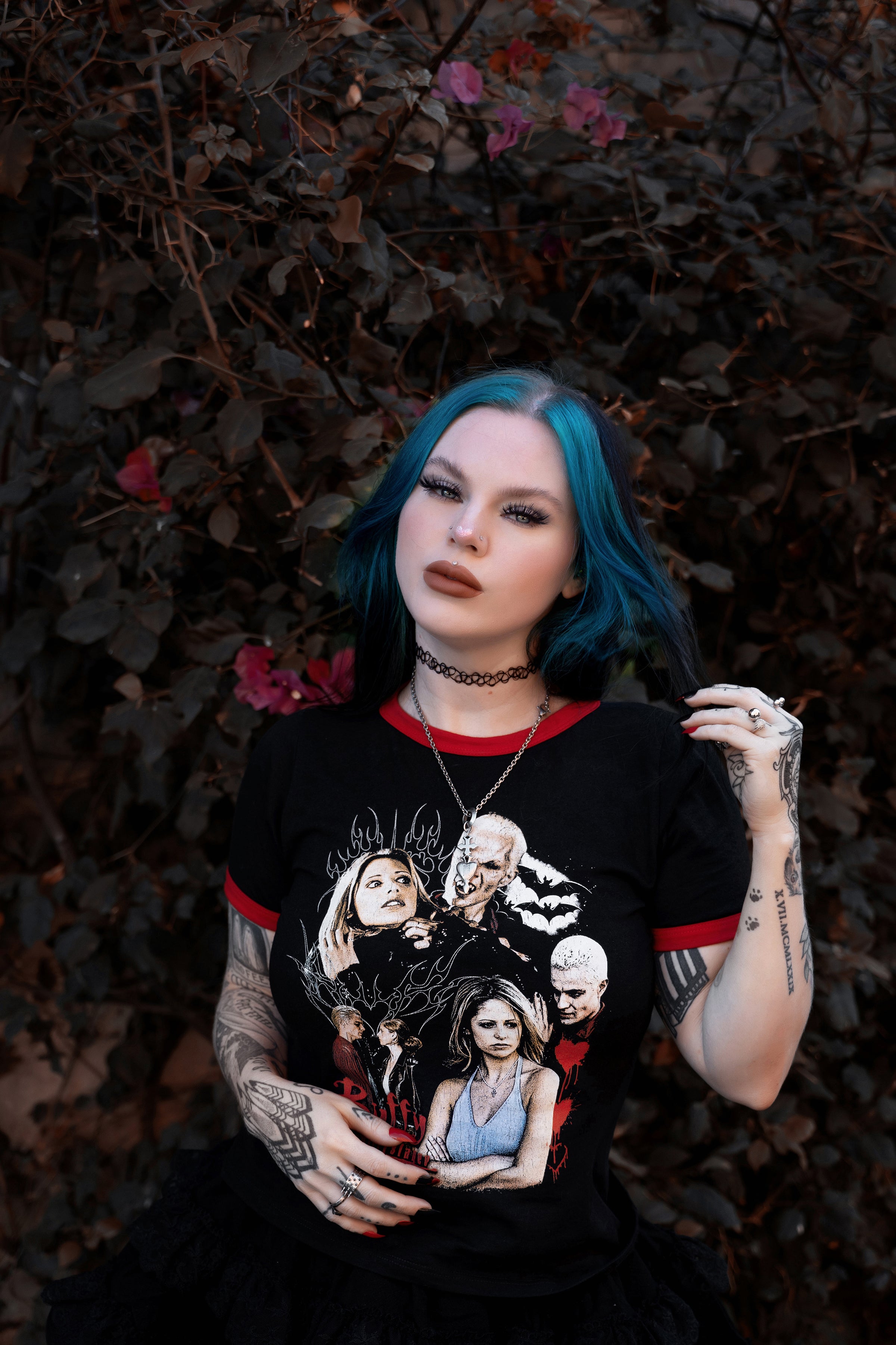 Buffy & Spike Ringer Tee