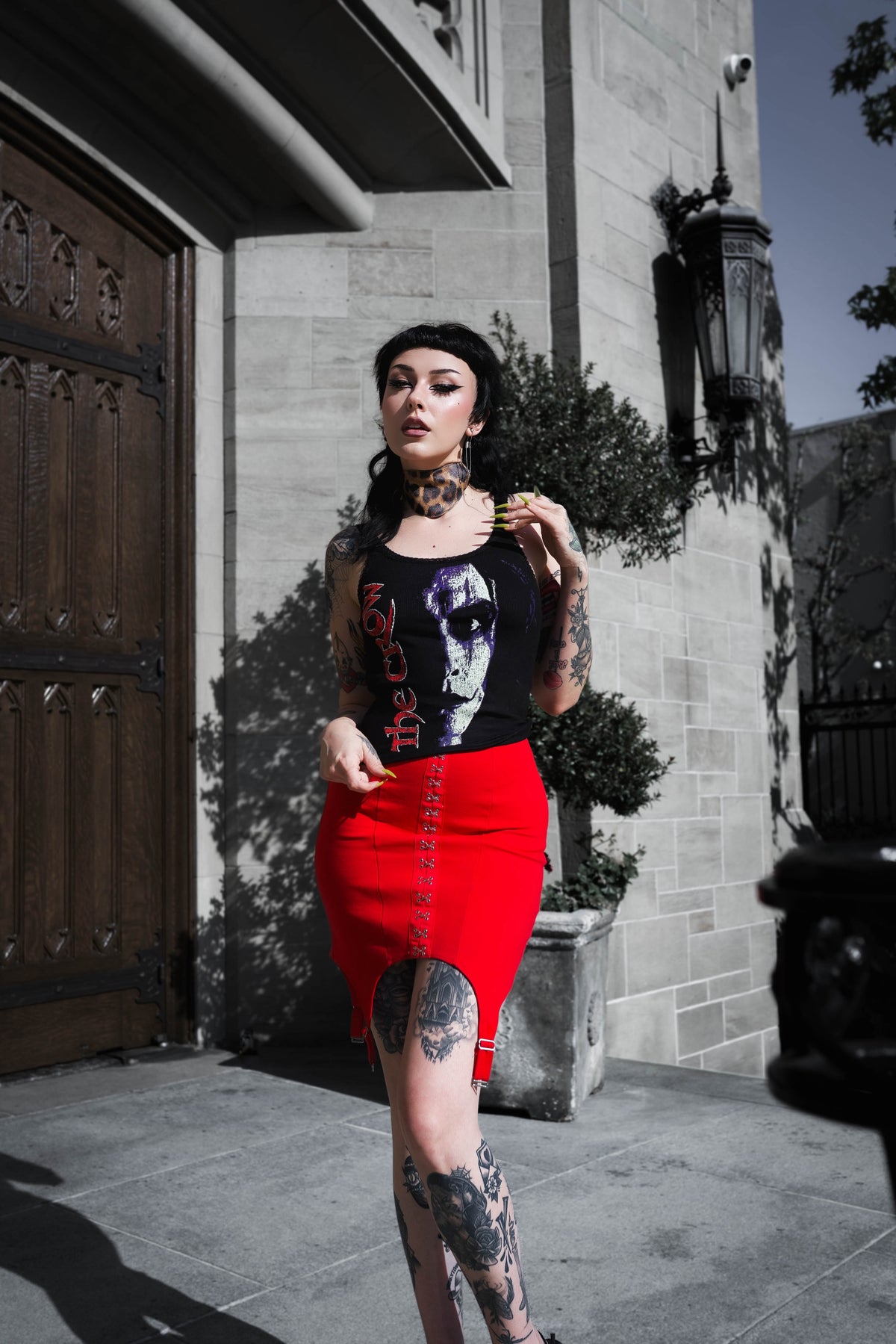 Can't rain all the time Ribbed Lace Tank (Limited edition)