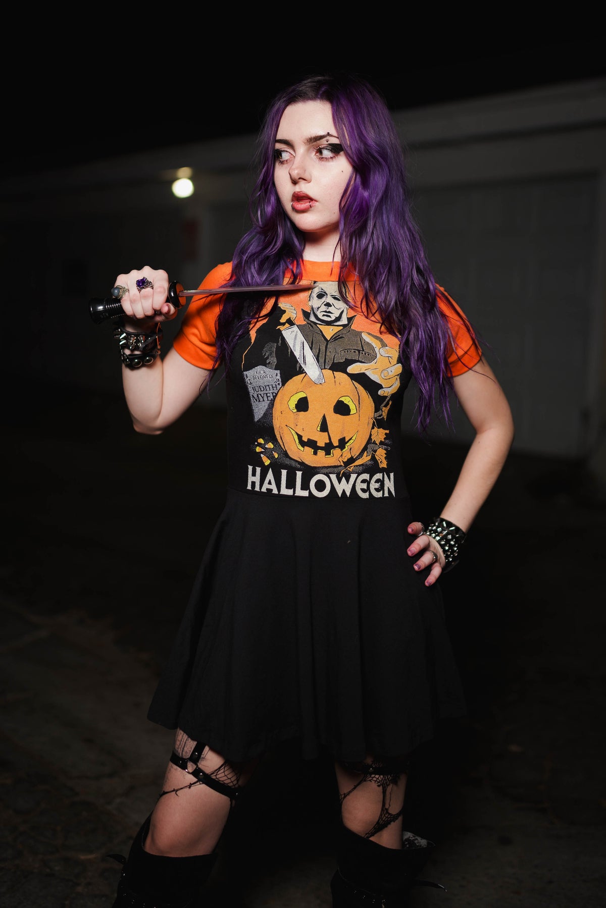 Halloween Baby Doll Dress
